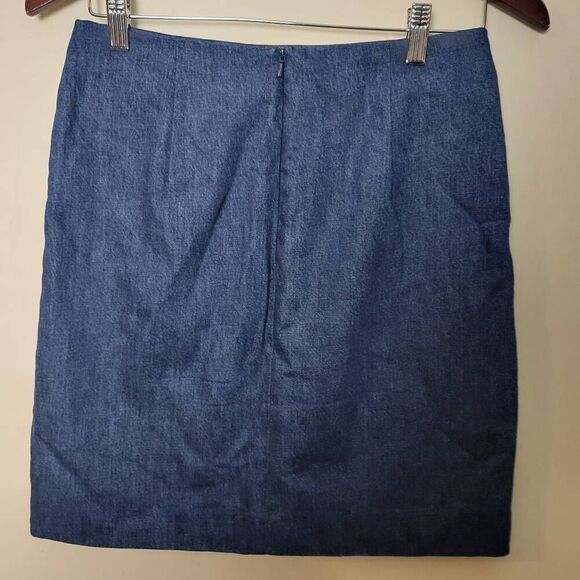 BODEN WOMEN FUN EMBROIDERED DENIM SKIRT 4R - Picture 2 of 3